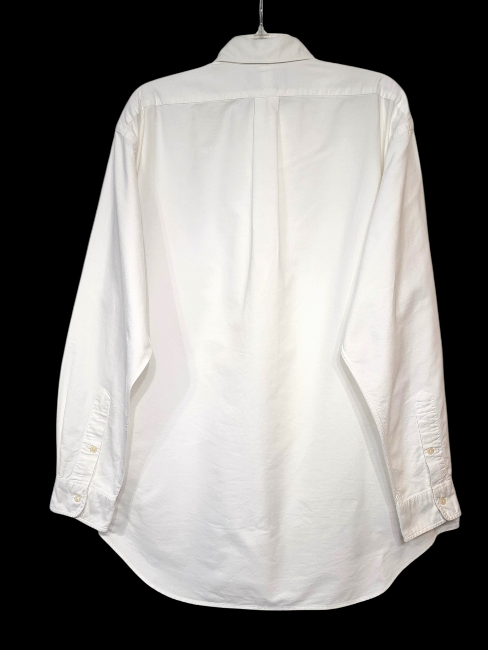 Ralph Lauren Tilden White Oxford Button Down Shirt Colorful Pony Logo Men's XL - Picture 6 of 11